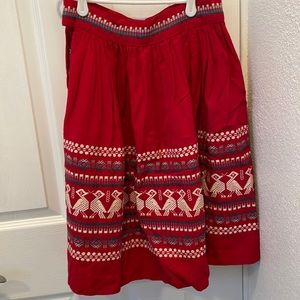 Vintage Huipil Style Skirt